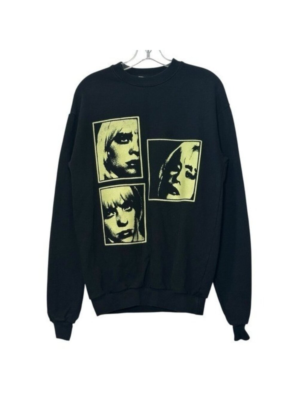 Billie Eilish S Happier Than Ever World Tour 2022 Sweatshirt Black Double Sided